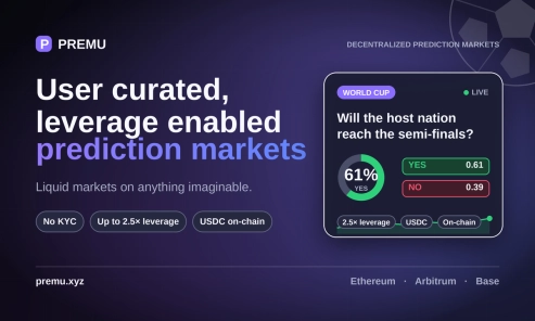 Premu Opens User-Created, Leveraged Prediction Markets Ahead of the 2026 World Cup