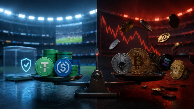 Stablecoins vs Volatile Coins for a Tournament Bankroll