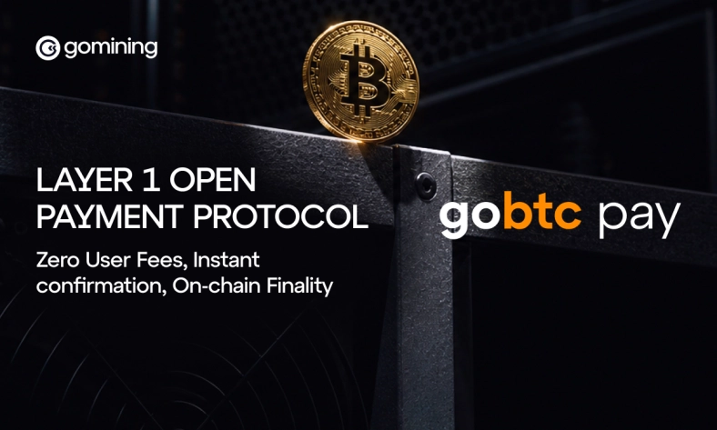GoMining Launches GoBTC Pay to Bring Native Instant Payments to Bitcoin