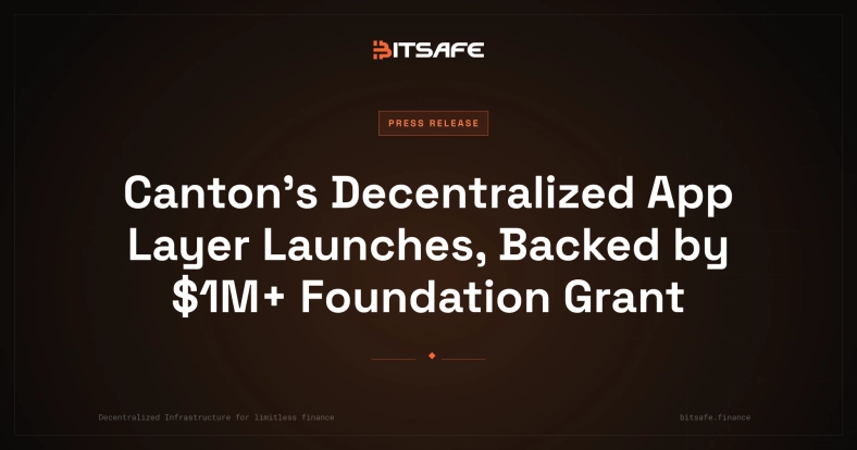 Canton’s Decentralized App Layer Launches, Backed by $1M+ Foundation Grant