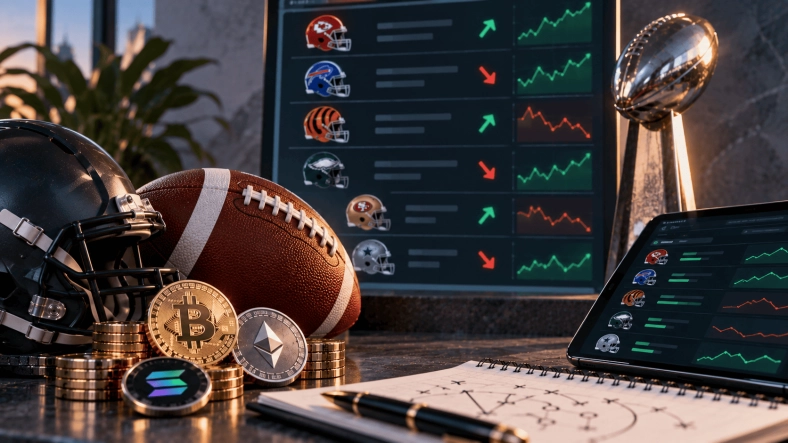 NFL Futures with Crypto: Backing a Team Before Week One