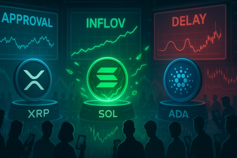 XRP vs. SOL vs. ADA: How ETF Market Sentiment Could Impact Prices