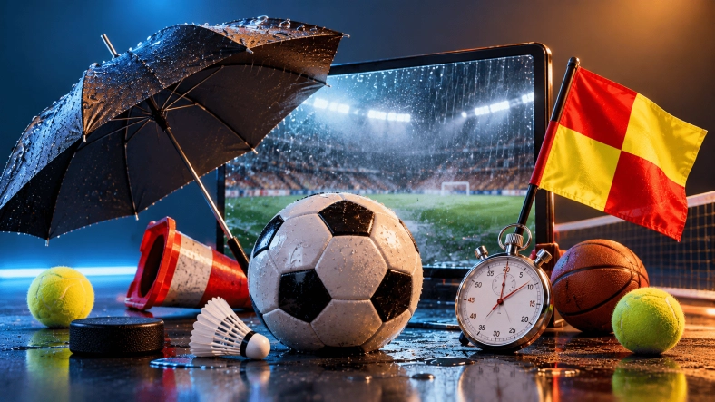 Rain, Delays and Walkovers: What Happens to a Crypto Bet When a Match Stops