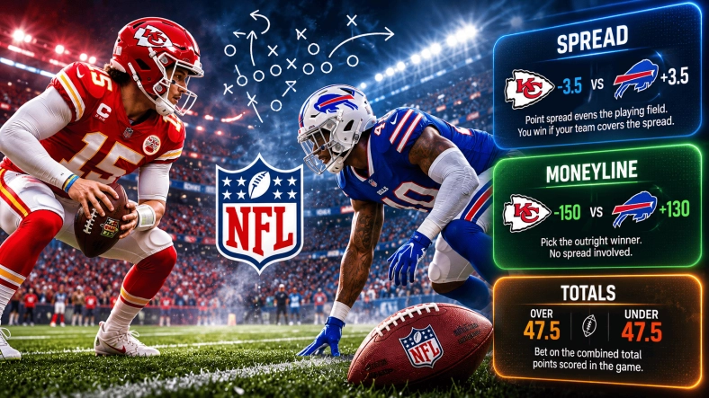 NFL Markets Explained: Spread, Moneyline and Totals