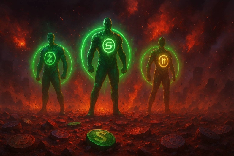 ZEC, STRK, PI Lead Market as Everything Else Nukes — Rotation or Fluke?