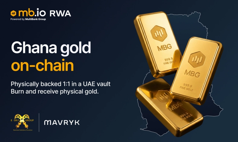 MultiBank Group’s crypto arm mb.io brings Ghana gold on-chain with Kings Orbis, EON3 & Mavryk