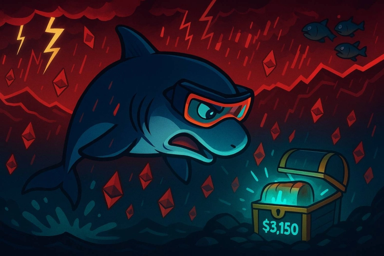 Ethereum Crashes 10% to $3,150 Support — Whale Buys $1.3B ETH: Smart Money or Trap?