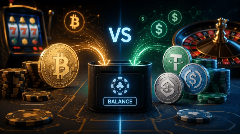 Bitcoin or Stablecoins for Funding a Crypto Casino Balance