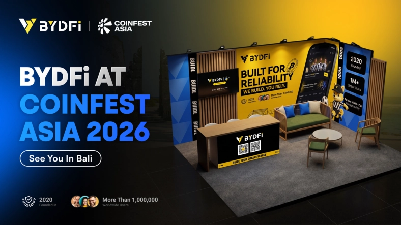 BYDFi Joins Coinfest Asia 2026, Connecting with Institutions, Builders and Traders in Bali