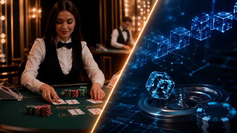 Live Dealer vs Provably Fair: Two Kinds of Fairness Proof