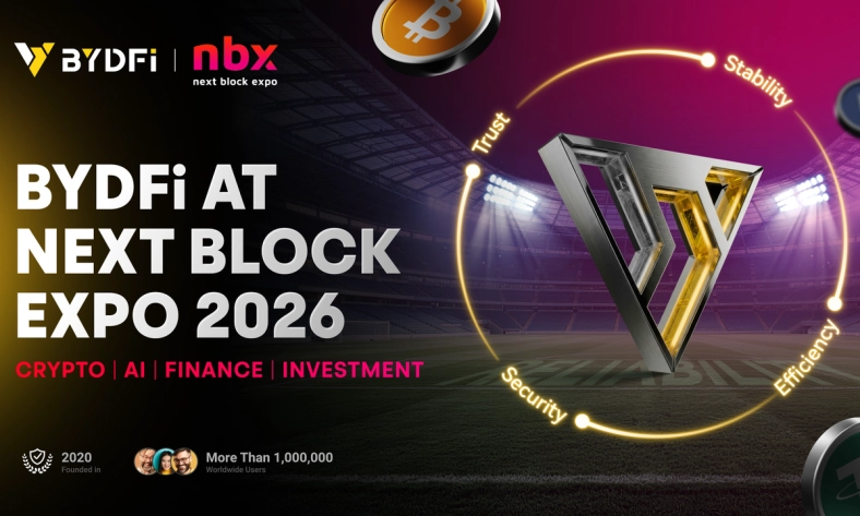BYDFi Expands European Reach with Next Block Expo 2026 Sponsorship in Warsaw