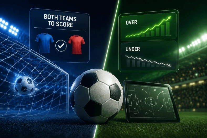 Both Teams to Score and Over/Under Markets Explained