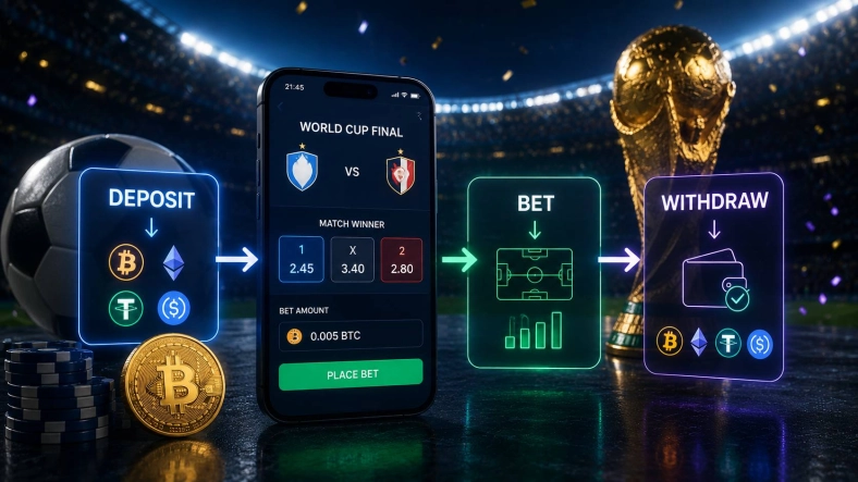 Deposit, Bet, Withdraw: A Single-Session World Cup Final Wager in Crypto