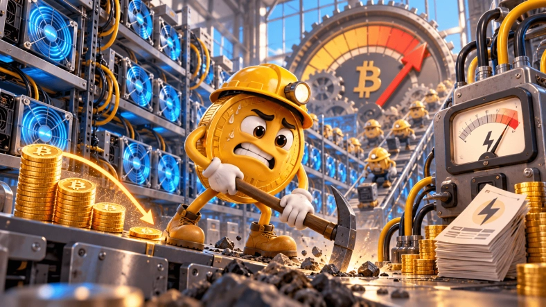 Bitcoin Mining Profitability Falls Below $40 as Difficulty Climbs