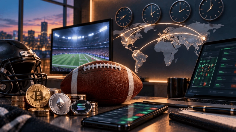 Monday Night Football Crypto Betting Across Time Zones