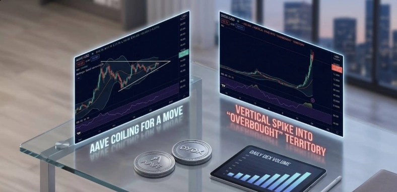Aave (AAVE) And dYdX (DYDX): As On‑Chain Leverage And Perp Volumes Rise, Do AAVE And DYDX Kick Off A DeFi Risk‑On Cycle Or Hit Liquidity Ceilings?