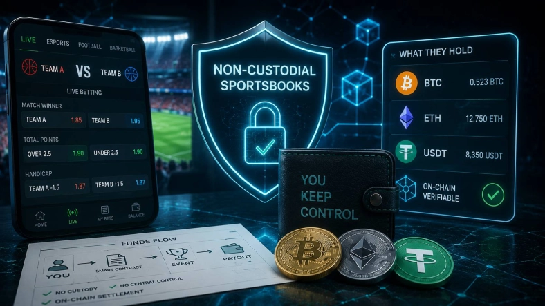 Non-Custodial Crypto Sportsbooks and What They Actually Hold
