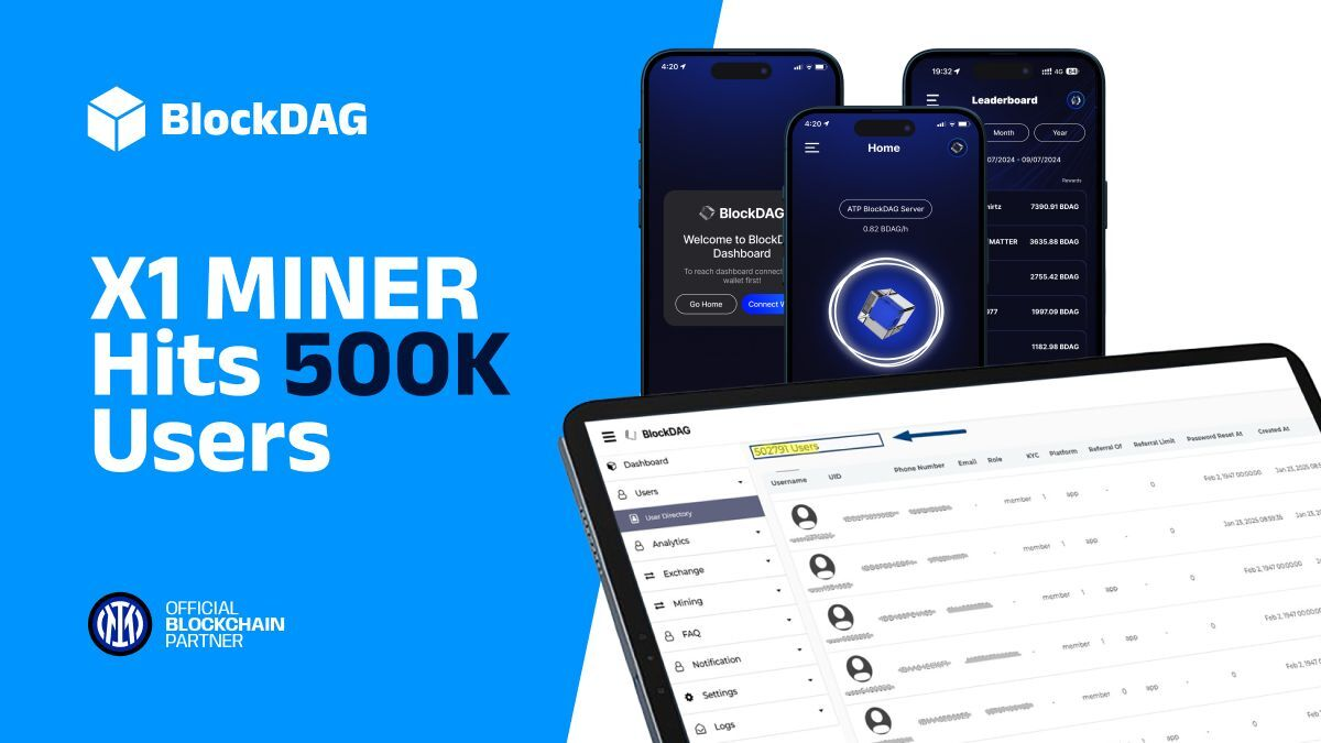BlockDAG's X1 App Surpasses 500K Users—Could This Be the Next Big Thing in Crypto Mining? ETC Forecast Suggests Caution & SOL Value Drops